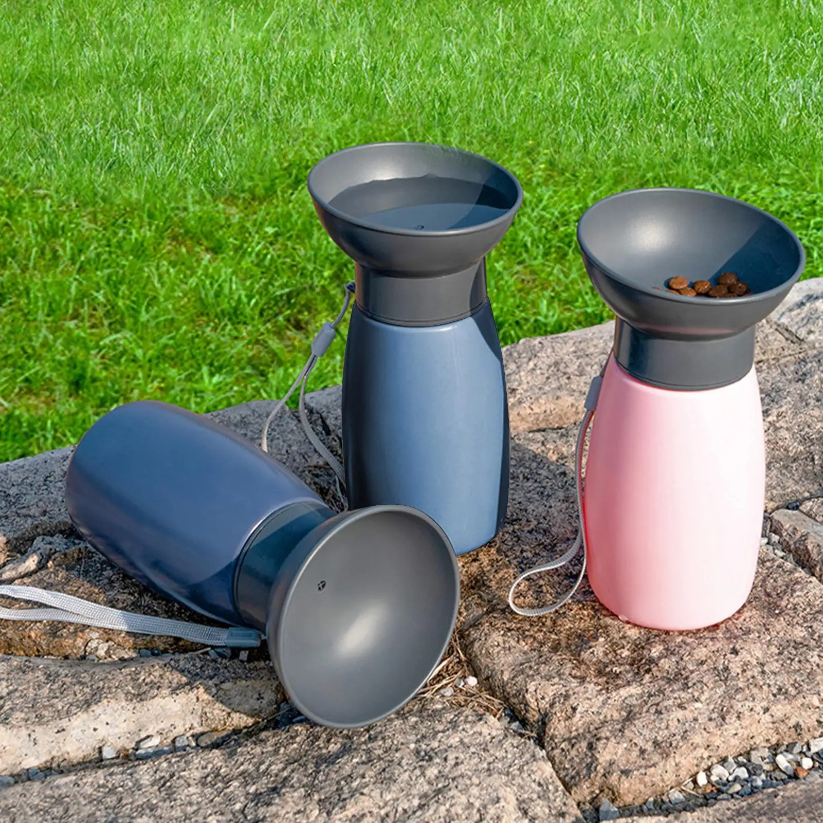 1 قطعة 600 مللي زجاجة ماء كبيرة للكلاب المحمولة السفر الحيوانات الأليفة مانعة للتسرب وعاء للشرب للكلاب القط كوب ماء للحيوانات الأليفة مستلزمات التغذية #1