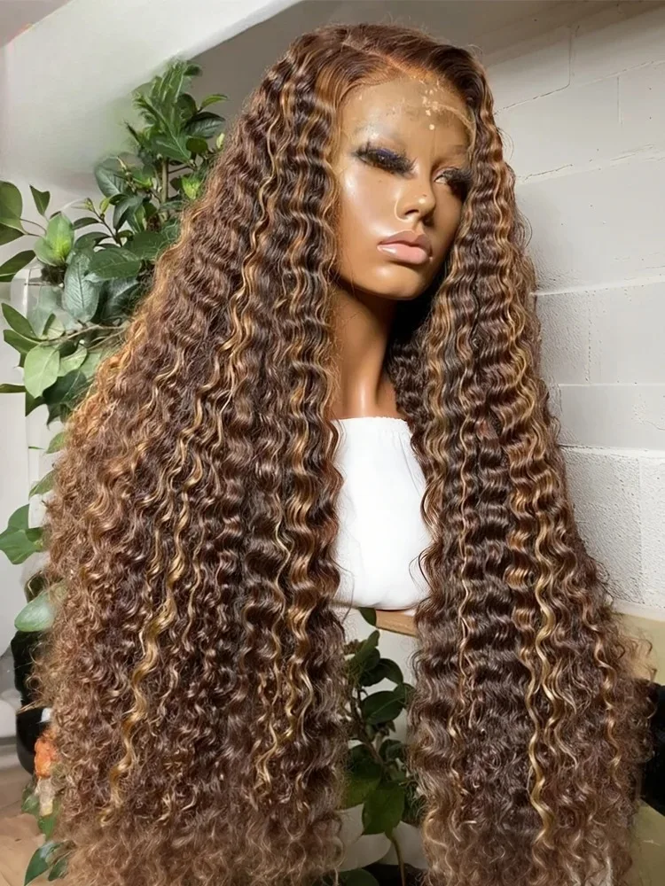 highlight-ombr-blonde-curly-lace-front-wig-13x4-hd-water-wave-frontal-wig-preplucked-glueless-synthetic-heat-resistant-for-women