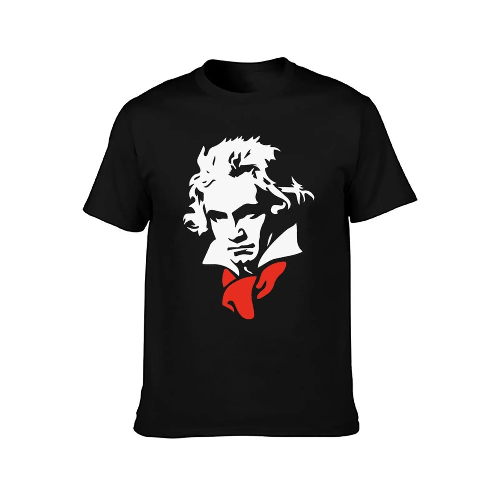 Ludwig van Beethoven T-Shirt Summer Casual Cotton Tee Oversized Streetwear Tops Vintage Graphic Print Loose Fit Short Sleeve