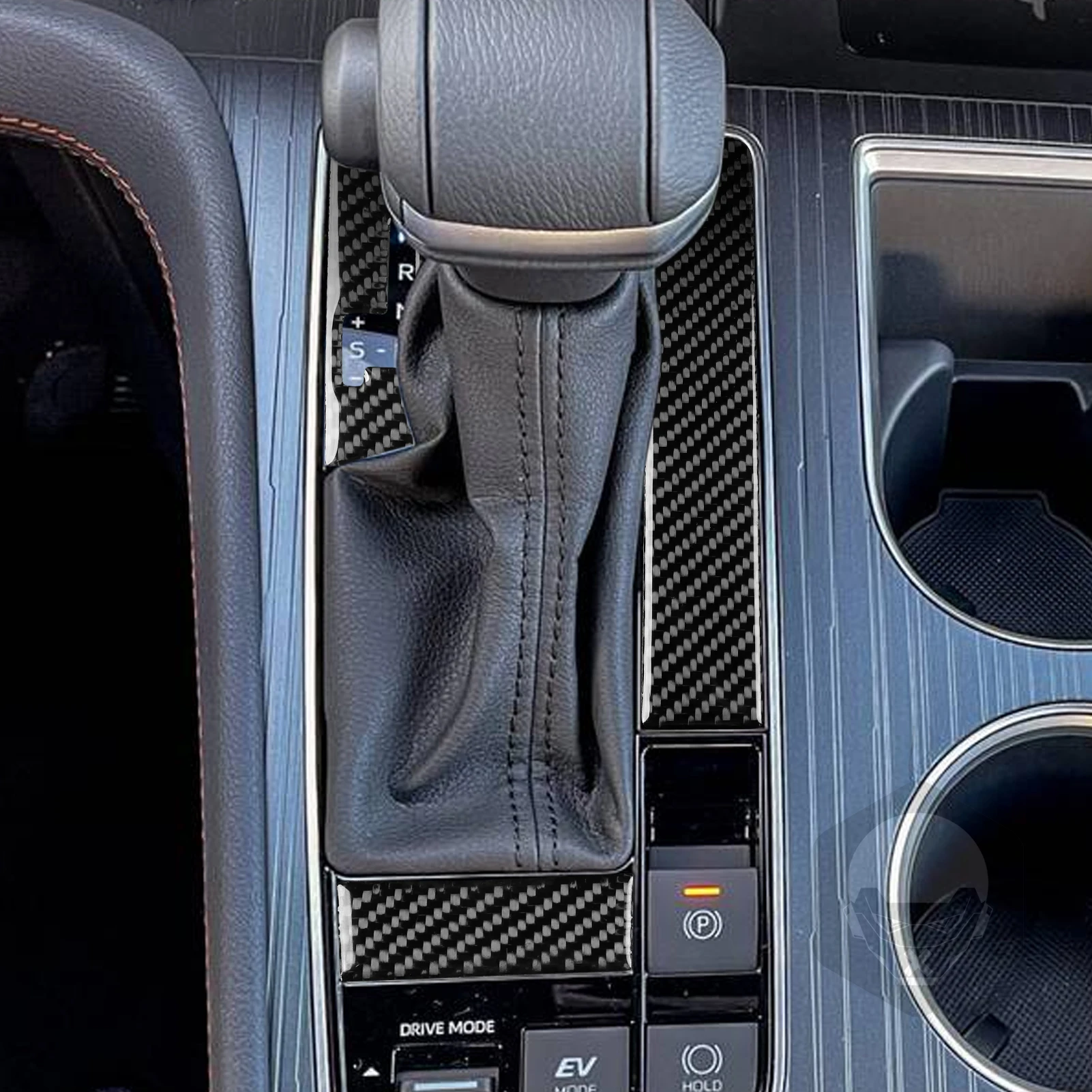 For Toyota Sienna 2021-2026 Carbon Fiber Central Control Gear Shift Button Panel Cover Trim Car Accessories Decoration Sticker - view 2