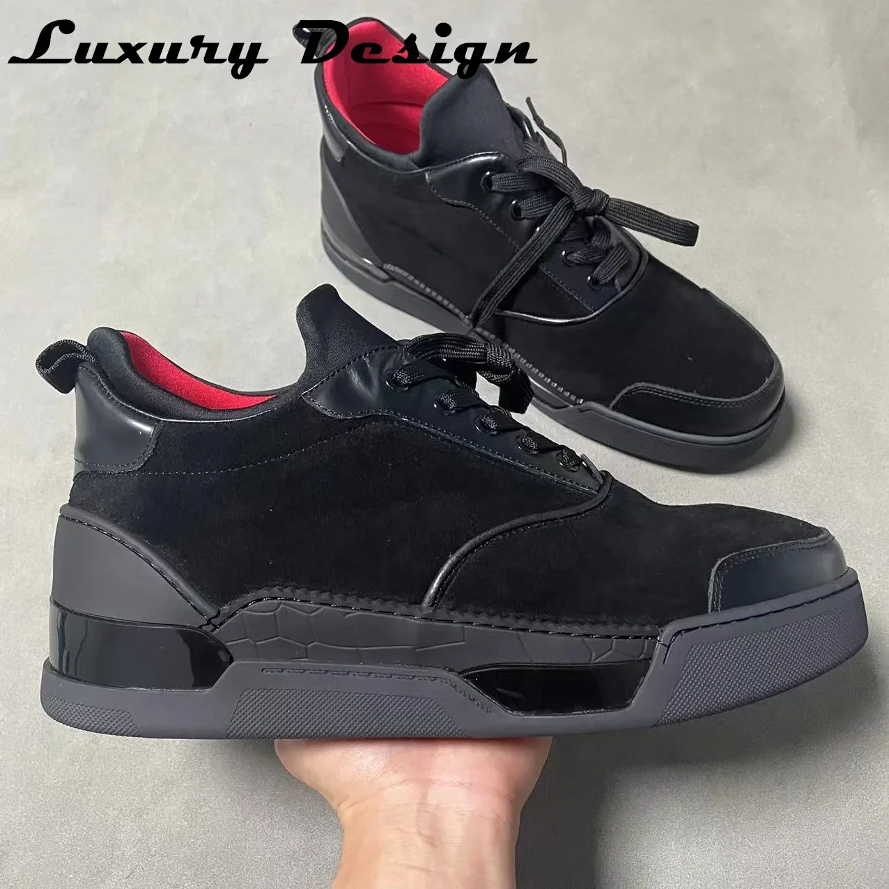 Luxury Brand Designer Chunky Sneakers Men Genuine Leather Thick Bottom Casual Shoes Platform Dad Shoes Women and Men Trainers