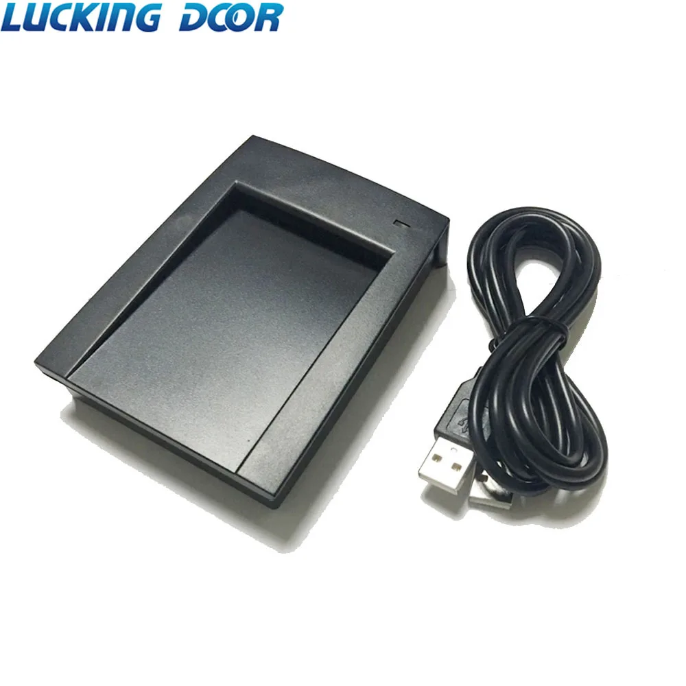 

125kHZ RFID 13.56MHz IC Card Reader Writer 2in1 Desktop USB Reader Writer for Access Control card keys