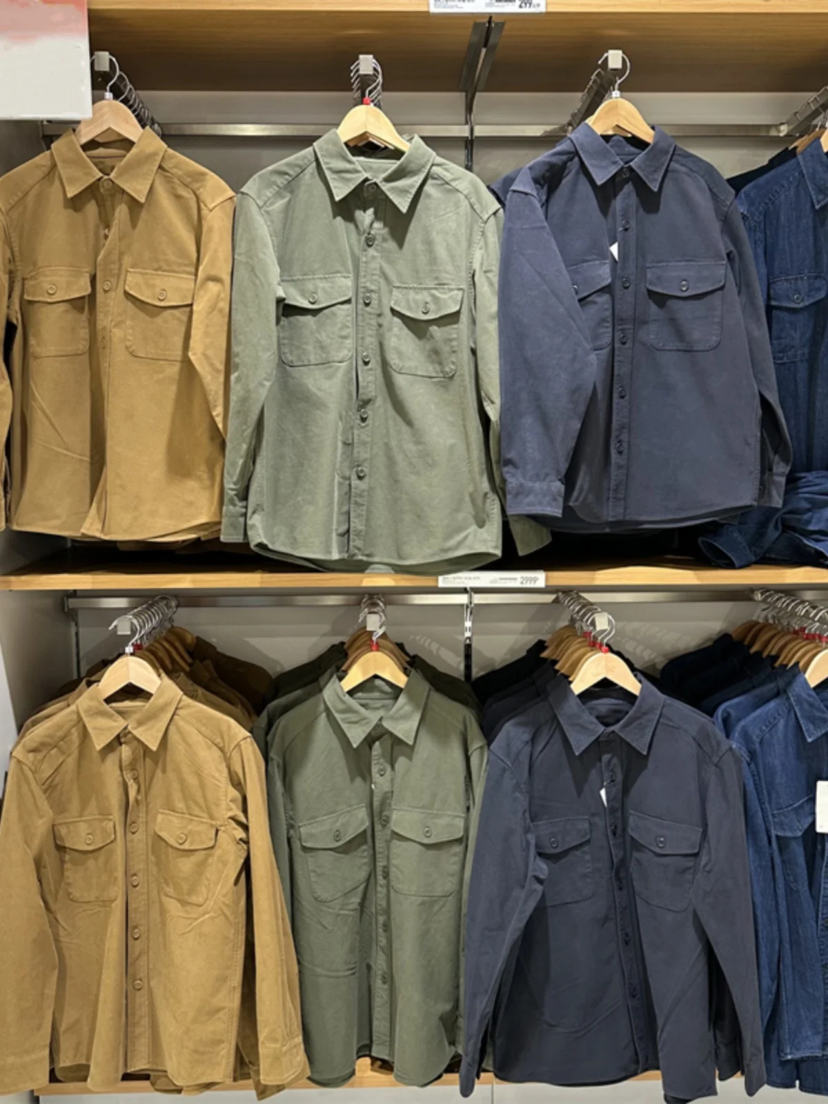 

Loose Long Sve Workwear irt Casual Outerwear for Men And Women Autumn Faion Resistant Worn Thin Coat Y2092