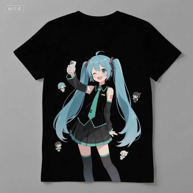 

Summer Hot Selling Cartoon Characters, Men's and Women's Sports Fitness Trend, Breathable Home Fashion, Parent-child T-shirt