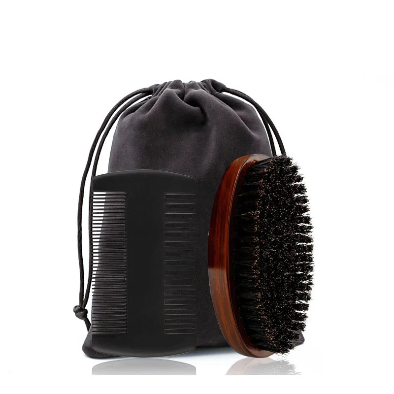 

Мужская щетина для роста волос на лице, щетка для ухода, подарки, портативный дорожный набор, расческа для укладки бороды, косметический набор