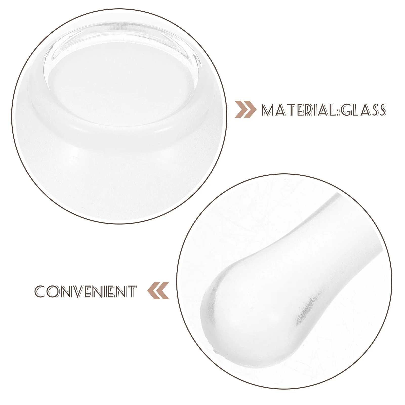 

1Set Medicine Pot Glass Mortar Pestle Durable Ergonomic Household Grinding Bowl Pills Medicine Masher