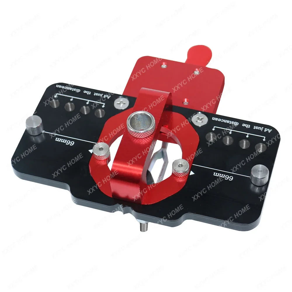 Localizzatore guida per foratura per fori per la lavorazione del legno Maschera per alesatura cerniera da 35 mm con dispositivo Modello per apri fori in plastica di alluminio Armadi per porte