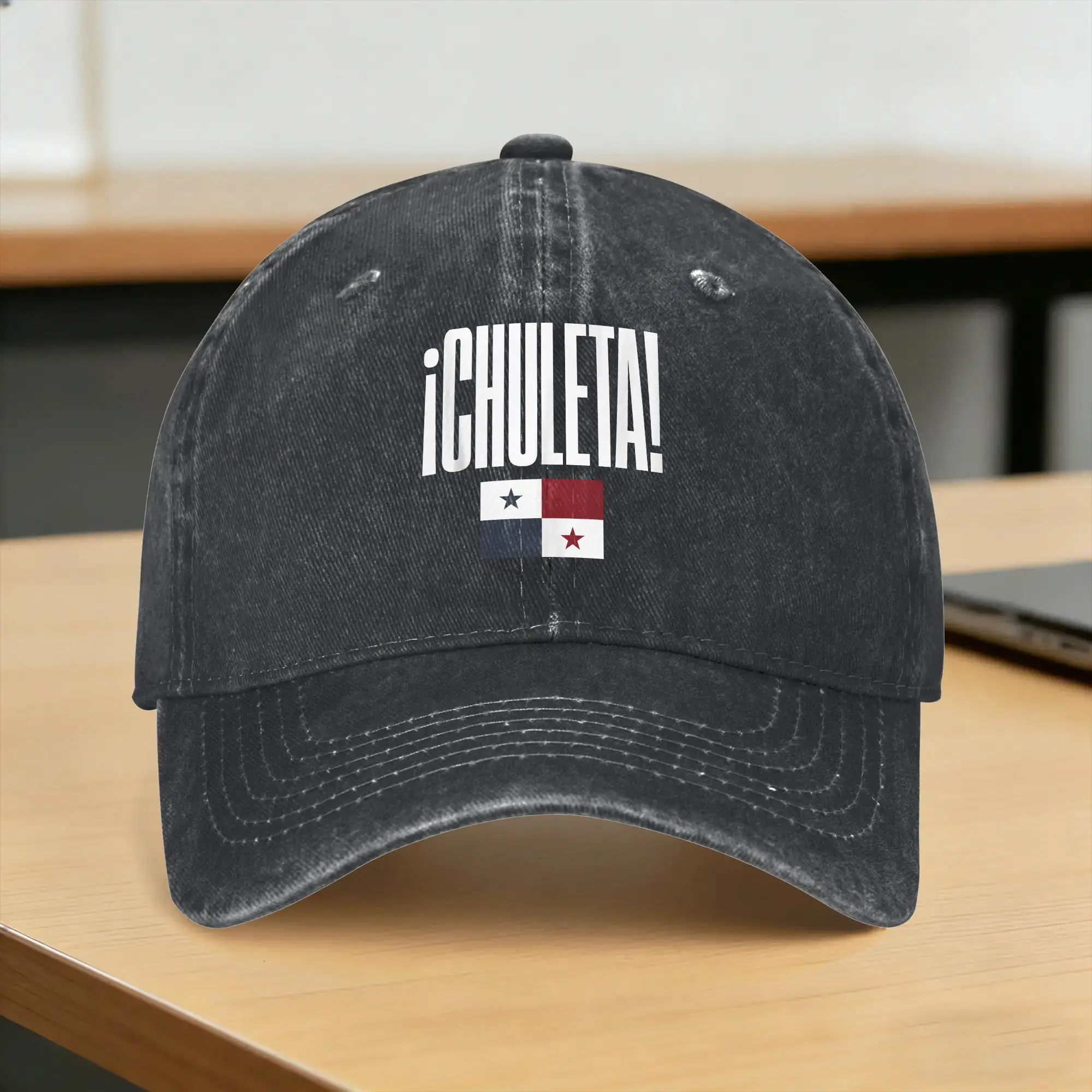 Chuleta Panamanian Slang Panama Flag Casual Baseball Cap For Men Adult Summer Tennis Skate Trucker Hat Dropshipping Baseball Cap