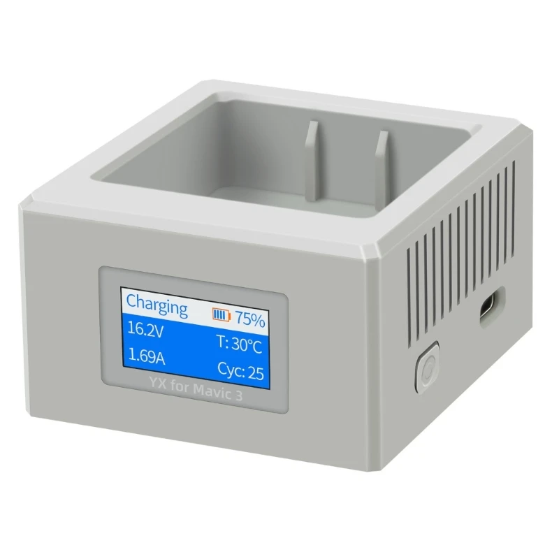 

Компактный USB-концентратор для зарядки аккумуляторной батареи 3/3 Pro Flight со смарт-дисплеем 95AF