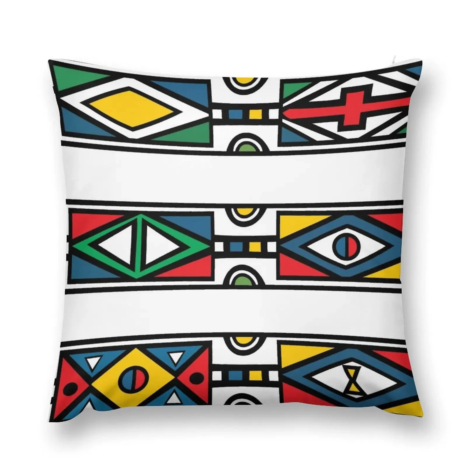 Ndebele Fashion Tribal Pattern African Style Geometry Art Throw Pillow Sofa Cushion Decorative Cushions pillow