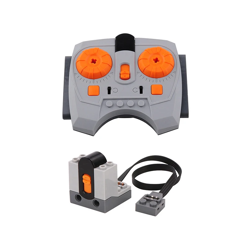 MOC Technology PF Building Blocks Infrared Receiver + Speed Remote Control Compatible with Legoeds Power Functions System