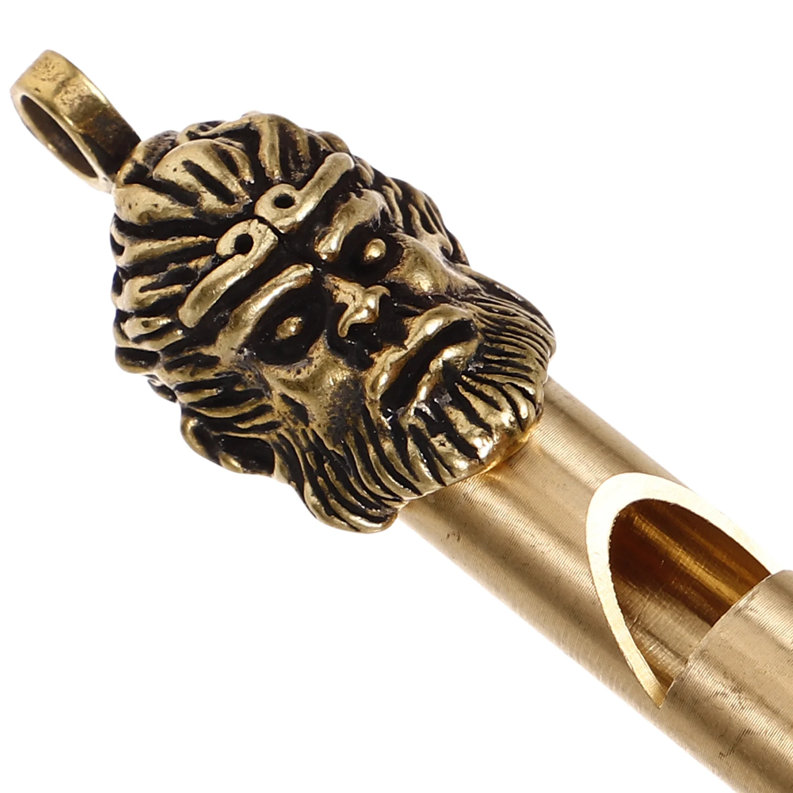 النحاس المحمولة صافرة الطوارئ التخييم في الهواء الطلق المشي لمسافات طويلة بصوت عال بقاء المفاتيح صافرة التخييم العرض في الهواء الطلق ملحق #1