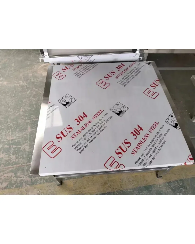 

Barbecue Table, Barbecue Grill, Stainless Steel, Outdoor Stall Table, Table Size: 80*80