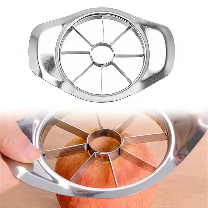 Handheld Pressing Type Apples Corer Slicers Divider Kitchen Gadgets Stainless steel Apple Cutter Comfort Handle Fruit Tools