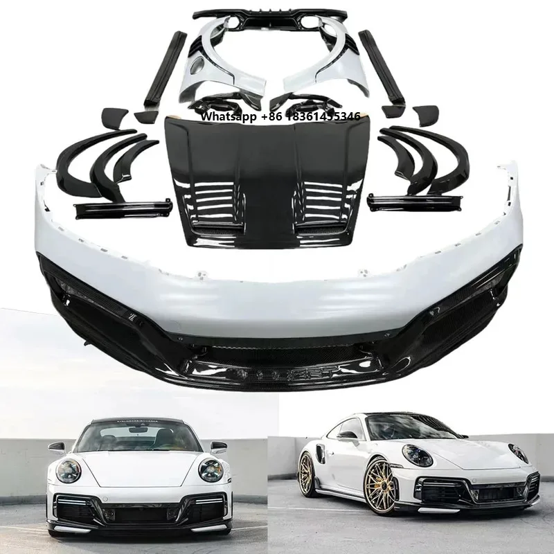 

For 911 911.1 992.1 992.2 Upgrade for TE-CHART GT Car Bumper BodyKit Widebody Kit High Quality Dry Carbon Fiber Body Kit