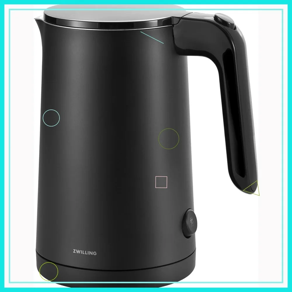 

Беспроводной электрический чайник объемом 1 литр, черный, с функцией быстрого нагрева воды - быстрое кипячение