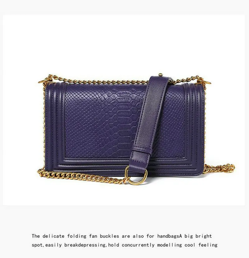 Leisure and Fashionable Cow Leather Shoulder Bag Luxury Design Handbag High Quality Crossbody Bag 2024 New Women\'s Bag Chain Bag