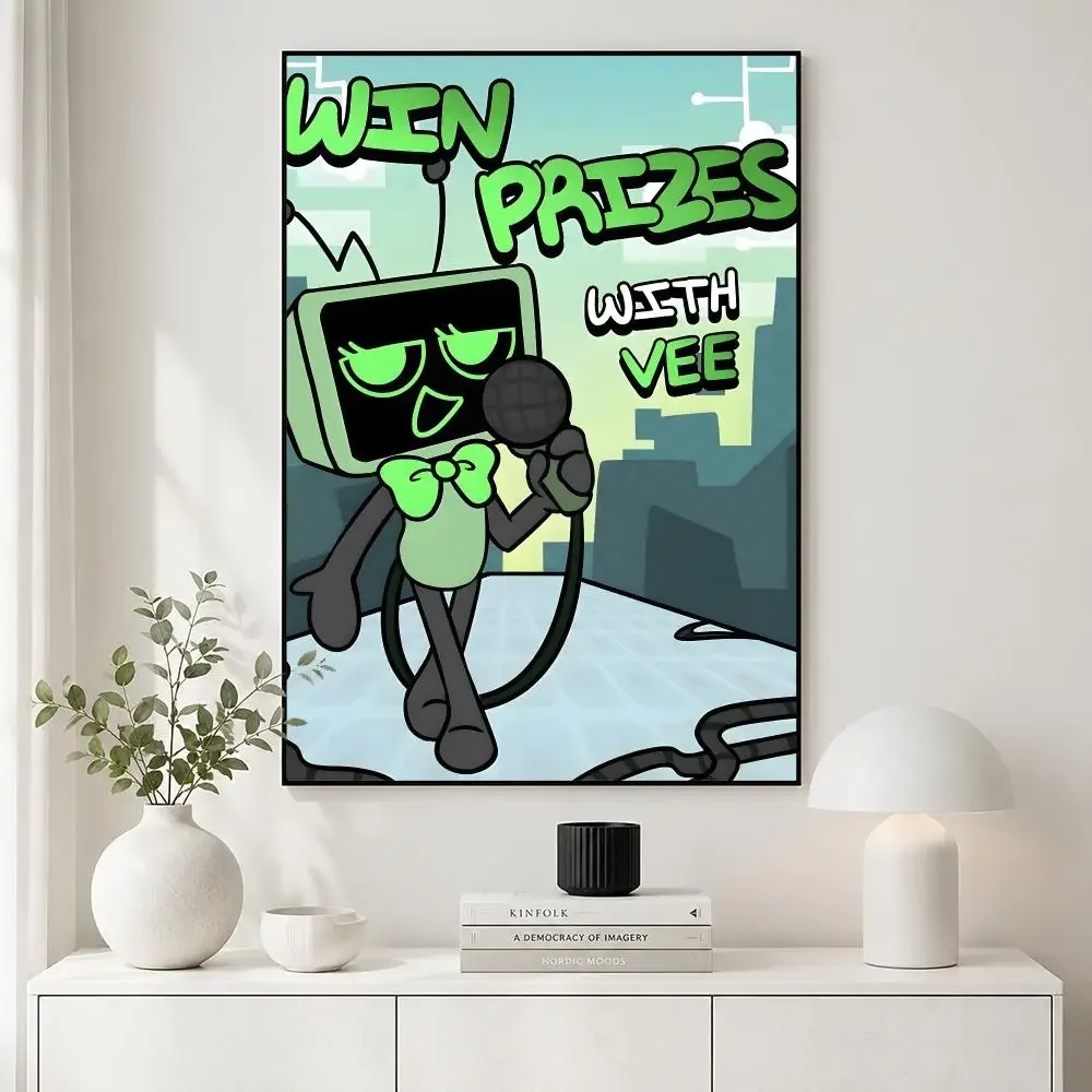 Game Dandy World Poster Hochwertige Wandkunst-Poster, geeignet für Heimbüros, Schlafzimmer und Wohnzimmer. – Detail 10