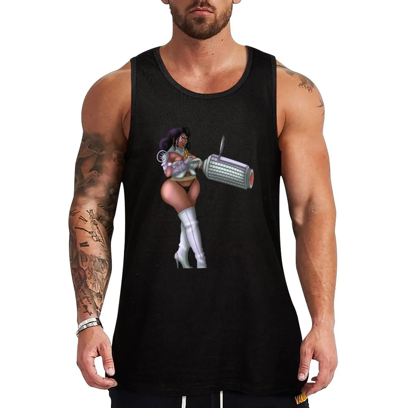 

Koco Caine from Dragula Titans Tank Top Gym man Man sleeveless shirt Men's gym
