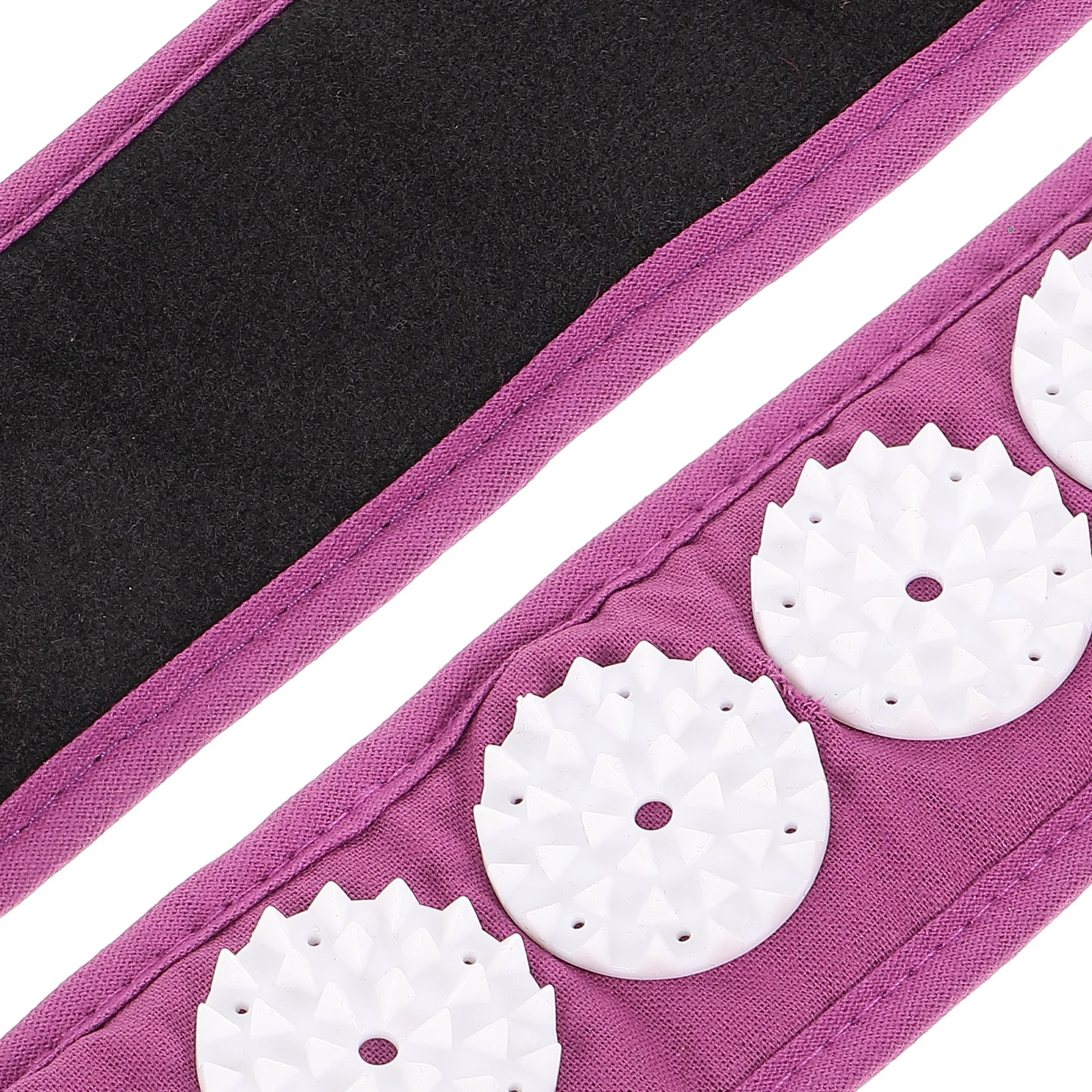 Comfort Acupressure Headband Purple Multi-Use Lightweight Portable Yoga Accessory Neck Wrap Relaxation Daily Use Massage