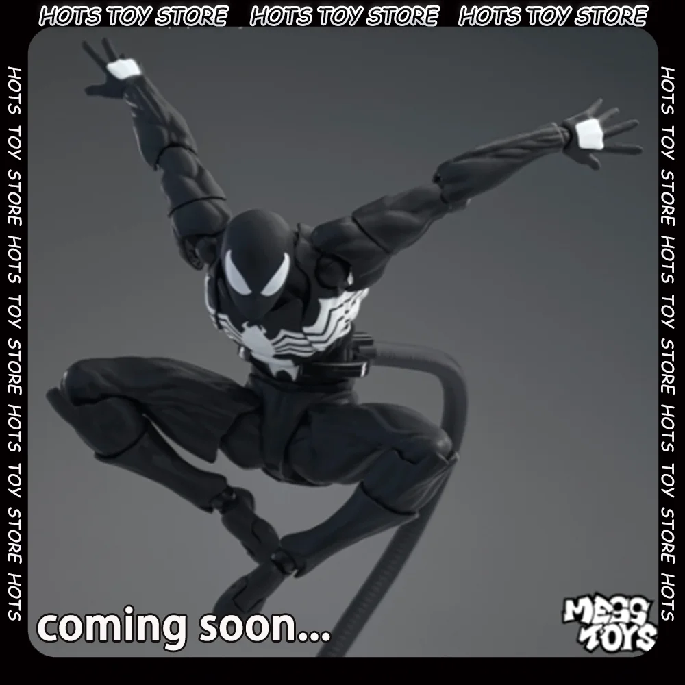 

MessToys Spiderman Figure CT Toys Black Spider Man Mess Toys Anime Action Figure Statue Movable Model Collection Toy Gifts