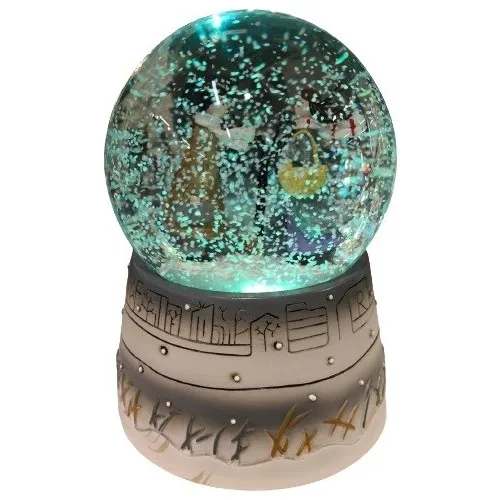 Matia 2021 Christmas Winter Tale Illuminated and Musical Snow Globe 16 cm