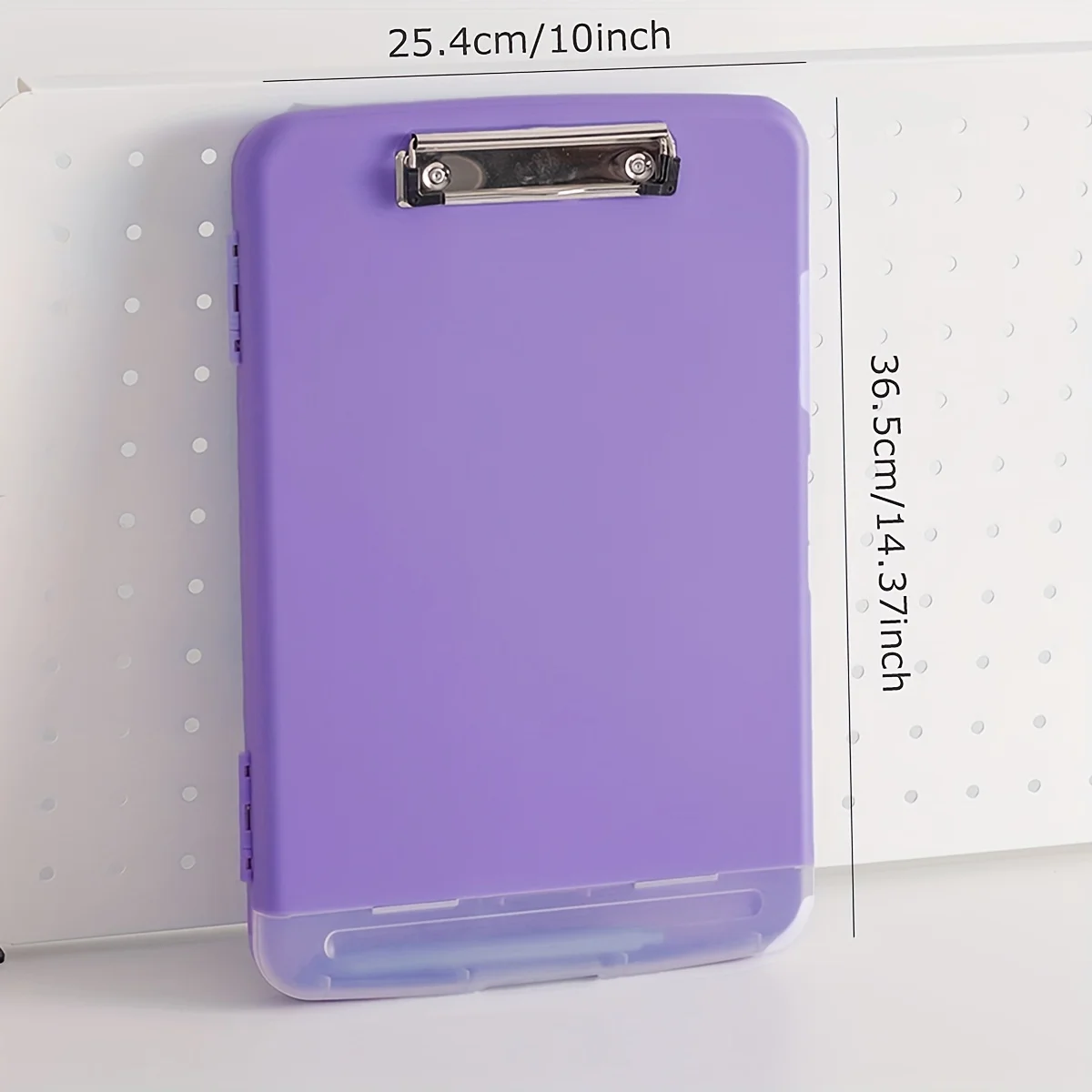 1 pc- Multifunctional Writing Board with Hooks, Single Force Clamp, File Box, Writing Board Clamp,Portable Material Folder image 5