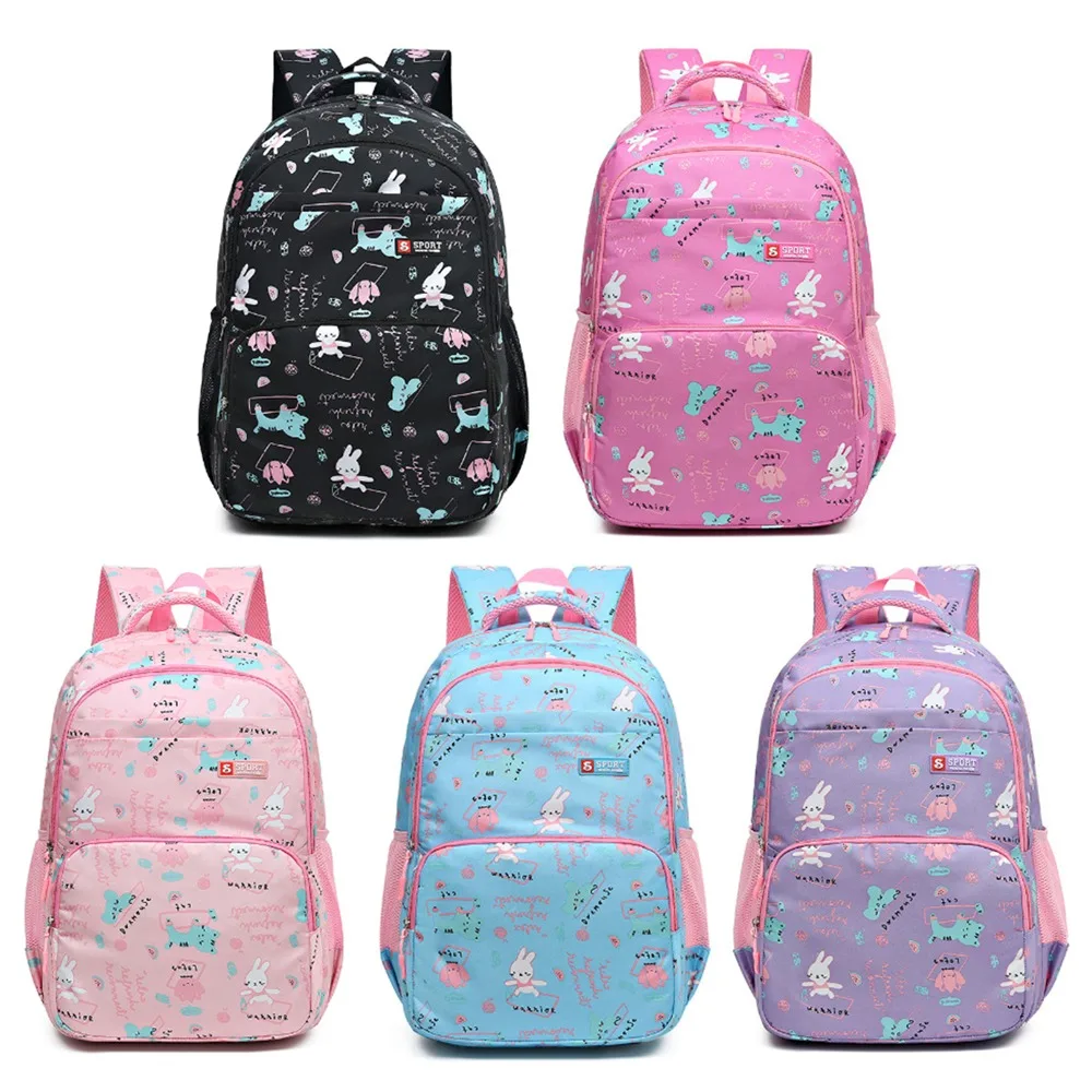 New Large Capacity Backpack Fashionable and Versatile Primary School Girls\' School Bag Sweet Cute Lightweight Casual Backpack