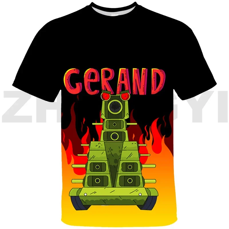 2024 Hip Hop 3D Printed Animated World of Tanks T-shirt War Thunder T-shirt Children\'s T-shirt Street Clothing Oversized German