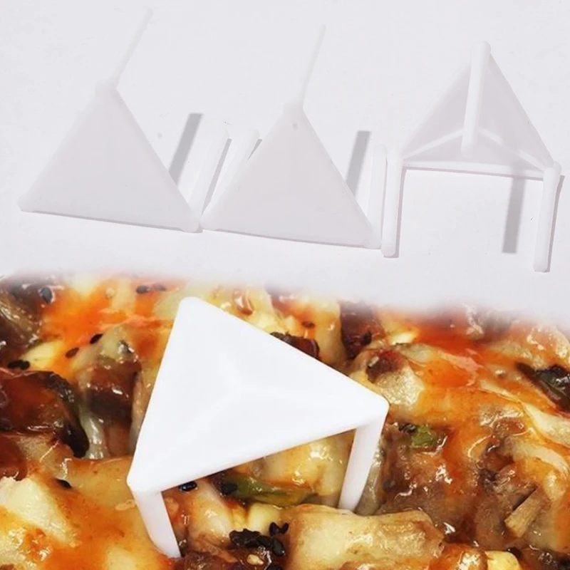 100Pcs Pizza Packing Tripod Plastic Tripod Stack Pizza Saver Stands Fixing Rack Pizza Holder - Image 3