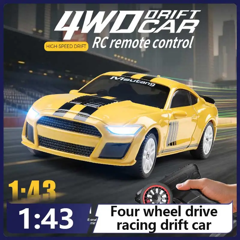 

K4308 New Product 1:43 Electric Four-Wheel Drive Racing Drift Car Mini Desktop Remote Control Car Rc Children'S Toy