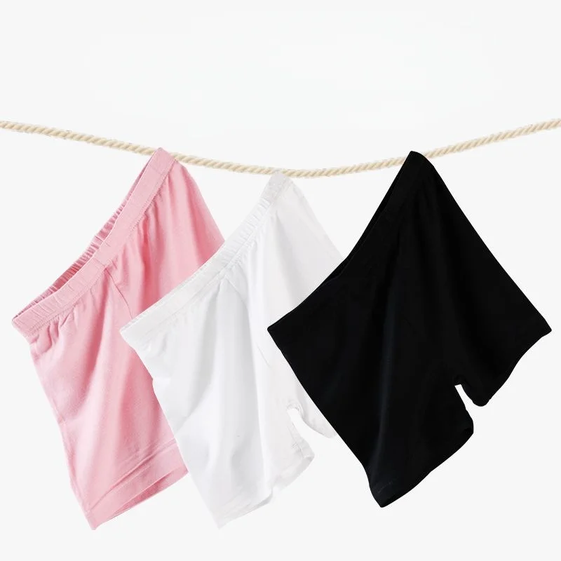 3pcs Summer Girls Shorts Kids Safety Pants Soft Adorable Underwear Clothes Children Solid Short Underpants for Teen Young Girls