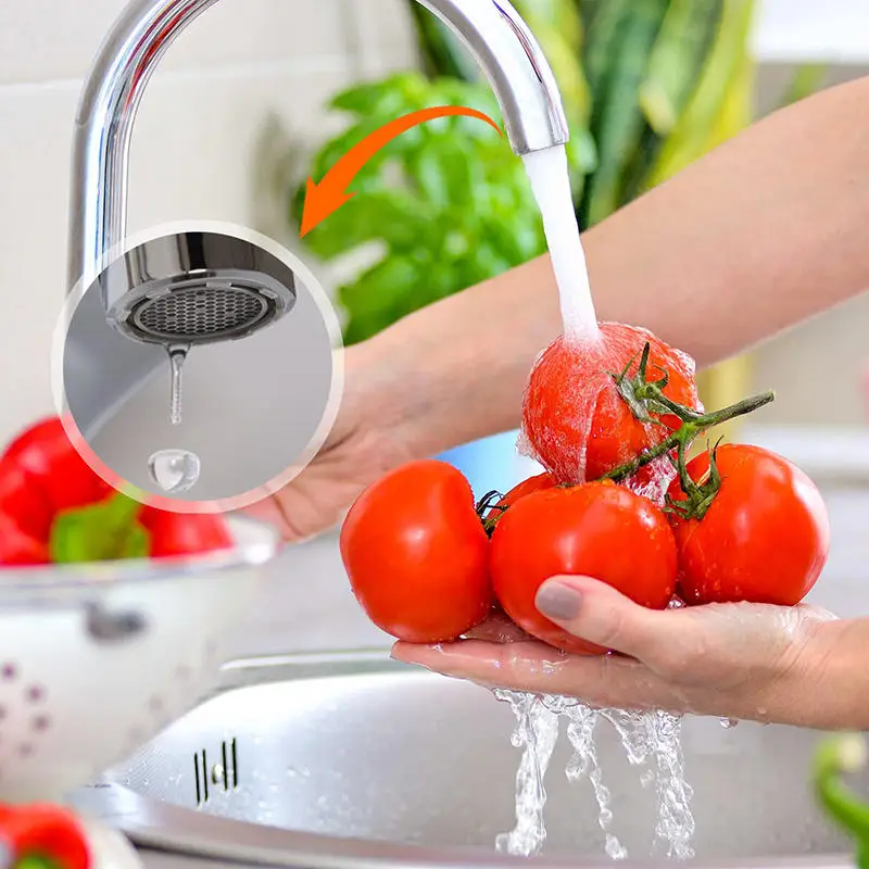 제거 렌치가있는 16.5/18.5MM 수도꼭지 통풍기 물 절약 탭 부품 내장 버블 러 필터 주방 분지 피팅