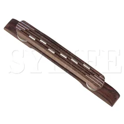 Rosewood Bridge Floating For 6 String Archtop Guitar Chrome Accessories