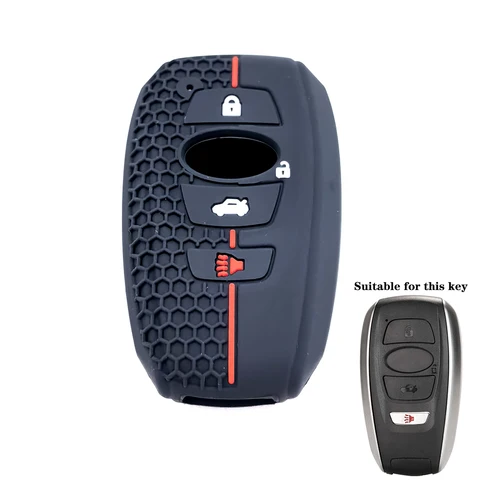 Новый силиконовый резиновый чехол для ключей для Subaru BRZ STI Legacy Forester Crosstrek Impreza WRX Ascent Outback с пультом дистанционного управления