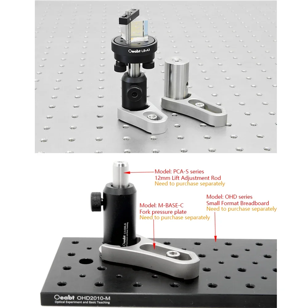 PCA31-S Post Chassis Base regolabile Post Chassis Optical Experiment Fixture montaggio ottico