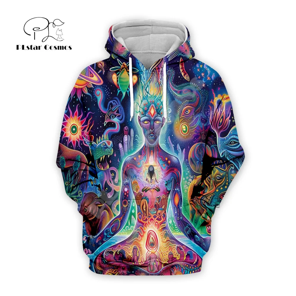 

NewFashion Trippy Psychedelic Colorful Tattoo Vintage Retro Mandala 3DPrint Harajuku Pullover Streetwear Casual Jacket Hoodies I