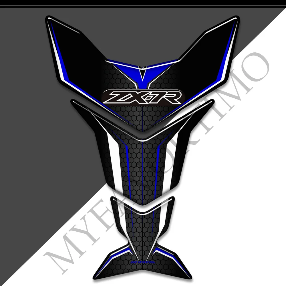 

NEW Motorcycle Tank Pad 3D Stickers Decals Emblem Logo Gas Fuel Oil Kit Knee Protector For Kawasaki Ninja ZX7R ZX 7R ZX-7R