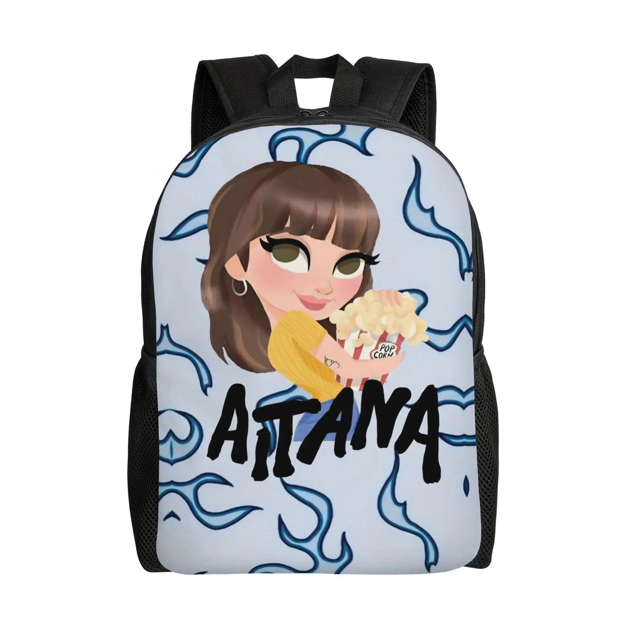 

Aitanas Cuarto Azul Album Backpack for Men Women Cool High School Business Daypack Laptop Shoulder Bag Durable