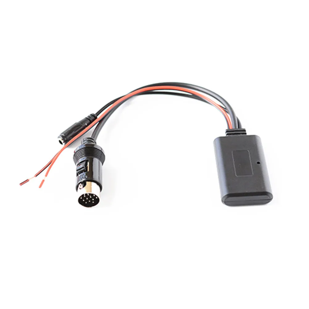Black Wireless Adapter for For kenwood RC553 C2AX iP500 C1AX 13 Pin CD Host with AUX Input and Mic Functionality