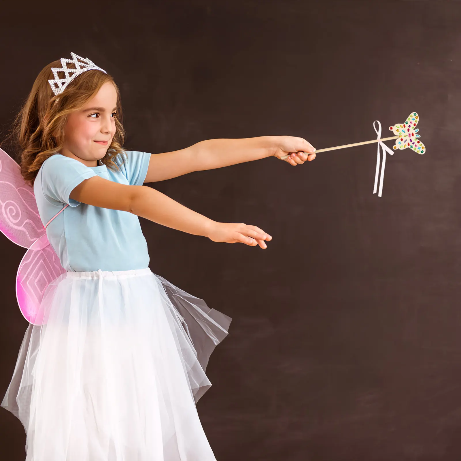 

Набор для творчества: 1 комплект деревянных палочек для волшебных палочек (незакрашенные) для детских поделок и сценических выступлений