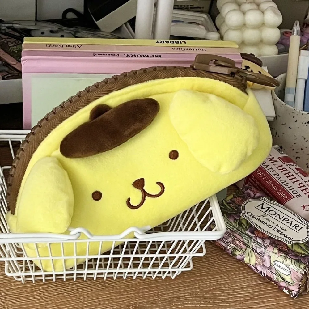 

Pompompurin Pencil Case Cute Cartoon Originality Large Zipper High-capacity Pouch New Student Desktop Storage Stationery Box