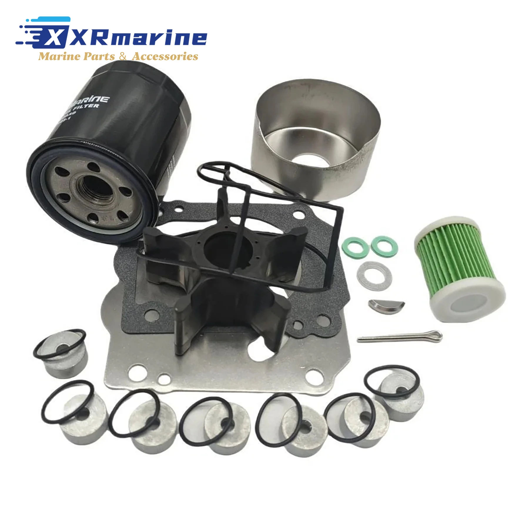 Marine Outboard Maintenance Repair Kit 17400-93851 Compatible with Suzuki Motors Fuel Filter 17400-93852 15412-93J10 16510-96J10