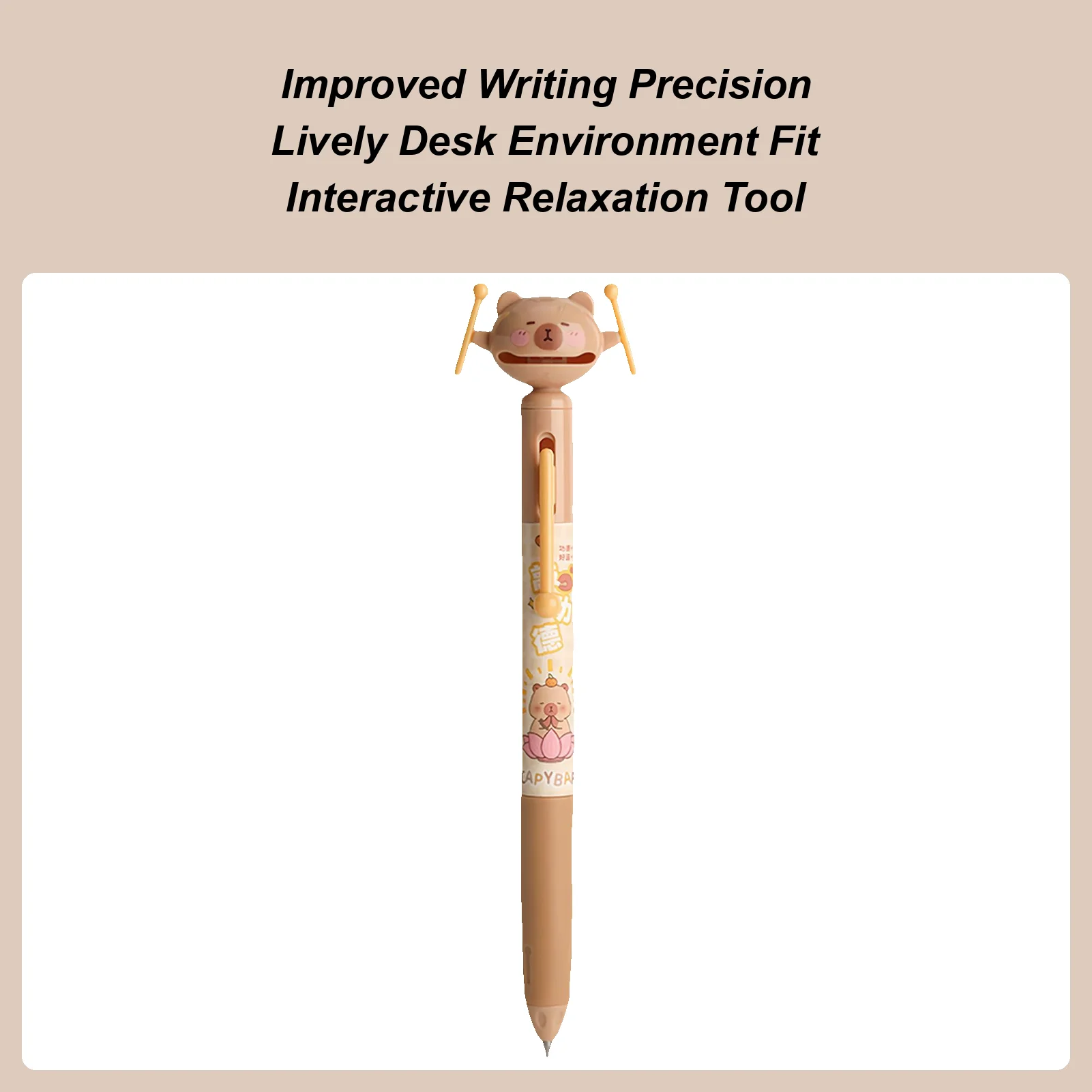 

Гелевые ручки с черной капибарой, выдвижные гелевые ручки с черными чернилами, быстросохнущие настольные аксессуары, забавные школьные принадлежности, канцелярские принадлежности для девочек