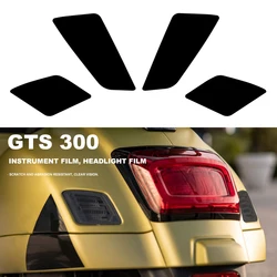 전후방 방향 지시등 필름 오토바이, 헤드라이트 테일 라이트 필름, 딥 블랙, 베스파 GTS 300 gts300 GTS300 2023 2024 용, 신제품