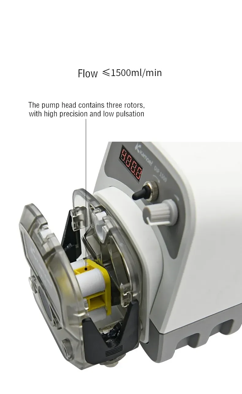 Kamoer DIP1500 Intelligent Circulation Water Pump Peristaltic Dosing Pump with Digital Display