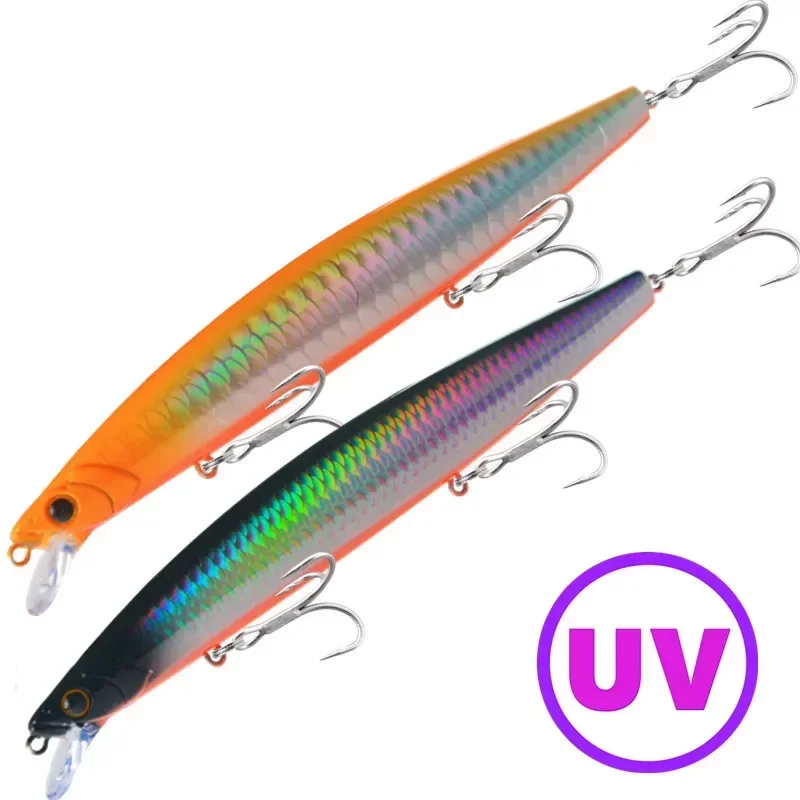 GREENSPIDER 163S Ultra Long Casting Floating Saltwater Minnow 163mm 33g Sea Fishing Lure Artificial Large Hard Baits