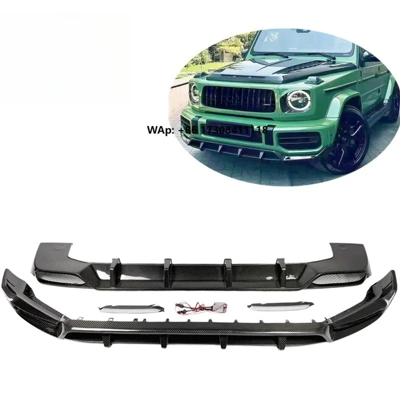 

G63 W464 Bodykit Dry Carbon Fiber Front Bumper Lip Diffuser for G Class G63 W464 2019-2022