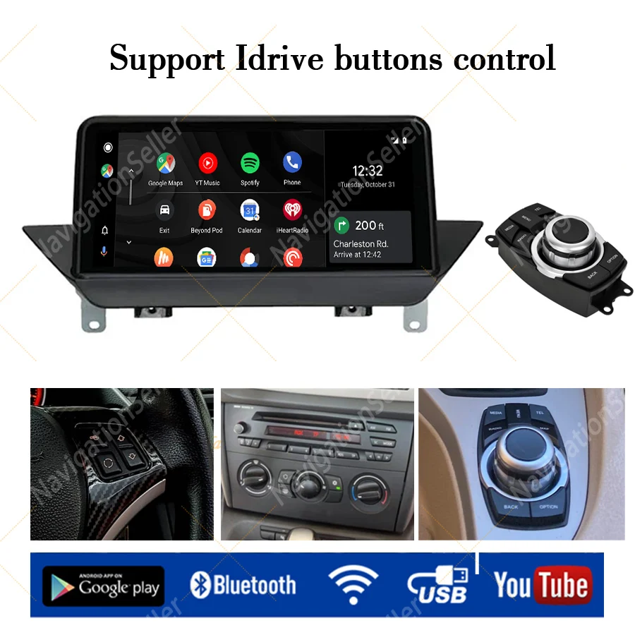 

Android 15 For BMW X1 E84 2009- 2015 2K QLED Android Car Radio Multimedia Video Player GPS AI Voice CarPlay Head Unit 4G Stereo