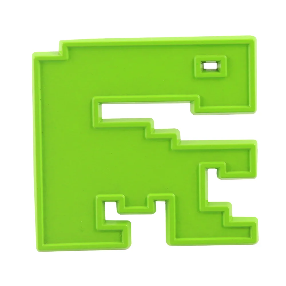 1PC Green Pixel Letter E Enamel Pin, Retro 8-bit Game Style Brooch, Custom Initial Jewelry Gift for Gamers